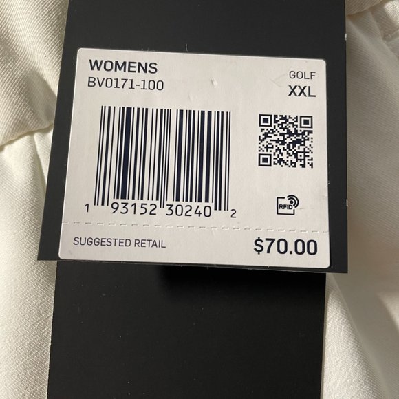 Nike Womens Golf Shorts Dri FIT Flex Solid White BV0171 100 - Picture 4 of 4